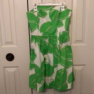Lilly Pulitzer strapless dress
